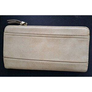 Relic Women's M Cream Clutch Wallet